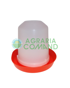 Abbeveratoio in plastica a sifone da 3 lt.
