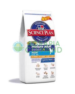 HILL'S CANINE MATURE ADULT SENIOR 7+ MINI 1 KG. HILL'S CANINE MATURE ADULT SENIOR 7+ MINI 1 KG.