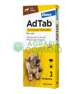 ADTAB cani 1.3-2.5 kg - Pastiglie masticabili