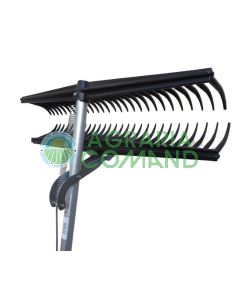 Doppio rastrello per raccolta