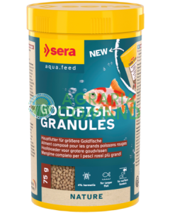 Confezione di mangime Sera Goldfish Granules da 75 gr.
