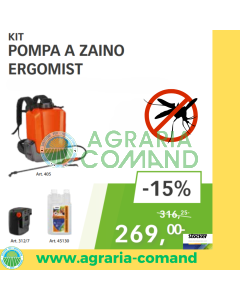 Kit pompa a zaino ERGOMIST STOCKER Promozione trattamenti siepi
