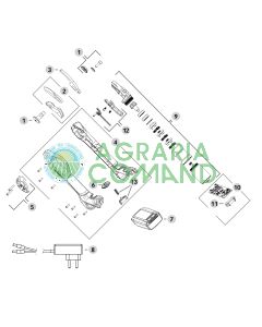 Esploso ricambi forbice Stocker Kantia E-22 TR Art. 309