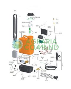 Esploso ricambi pompa Elettroplus Volpi