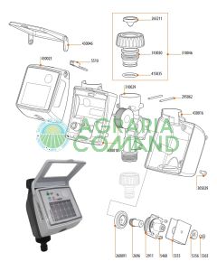 Esploso ricambi programmatore 8497 Claber