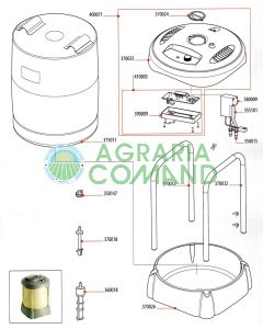 Ricambi Claber Aqualux 8062
