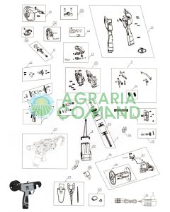 Ricambi lega tralci KV4 Volpi