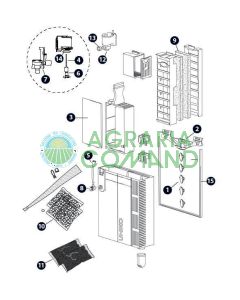 SPUGNA RICAMBIO FILTRO UNIKO   PZ.2