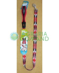 ERGOTATTOO  GUINZAGLIO L-XL 120cm. x 2,5cm. ROSSO