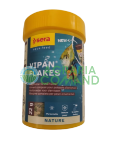 Confezione di mangime Sera Vipan Flakes da 22 g.