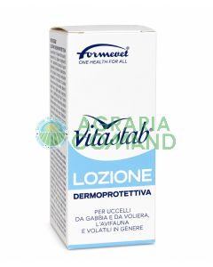 Vitastab Lozione Dermoprotettiva Formevet 25 ml per zampe degli uccelli