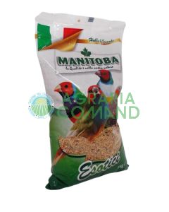 Mangime completo per uccelli Esotici Manitoba 1 kg.