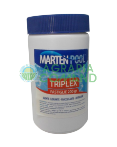 Pastiglie da 200 gr. per piscina Triplex MartenPool