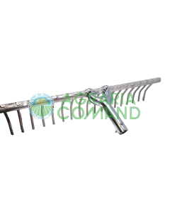 Rastrello in alluminio 18 denti