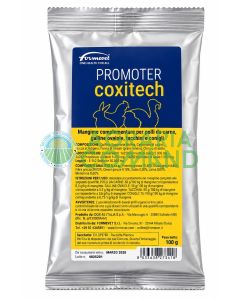Promoter Coxitech Formevet 100 g mangime complementare per polli galline tacchini e conigli