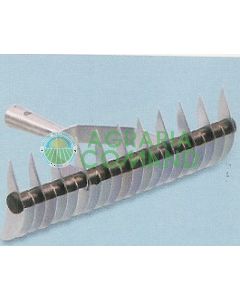 Rastrello areatore per prato doppio