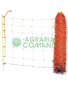 Rotolo rete arancione per pecore