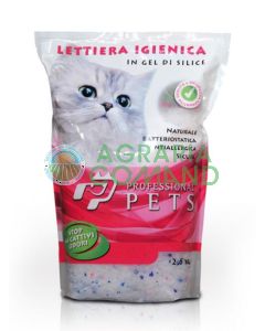 Lettiera igienica al silicio contro gli odori, professional pets.