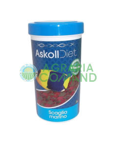 Mangime in scaglie per pesci marini Askoll Diet