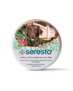 SERESTO COLLARE PER CANI + 8 KG.
