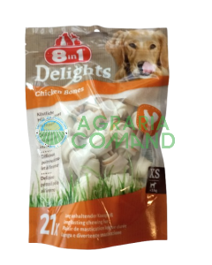 Confezione di snack per cani 8 in 1 Delights (xs) pz.21
