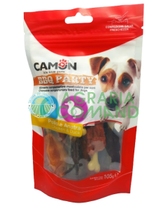 Confezione di snack per cani Camon BBQ Party Pollo e Anatra 