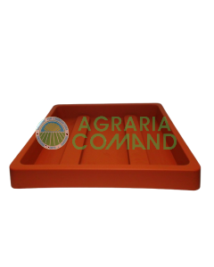 Sottovaso Corfù 31x 31 terracotta Plastecnic