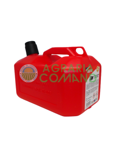 Tanica carburante con travasatore 5 lt.