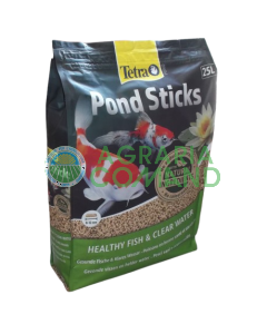 Mamgime per pesci da laghetto Tetra Pond Sticks 25 lt.
