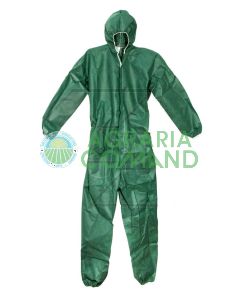 Tuta monouso in polipropilene verde