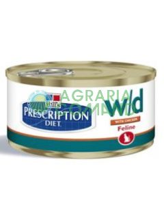 HILL' PRESCRIPTION DIET FELINE W/D UMIDO LATTINA  GR.156 pezzetti