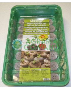 MINISERRA CON CIALDE IN FIBRA DI COCCO   (28 cialde)