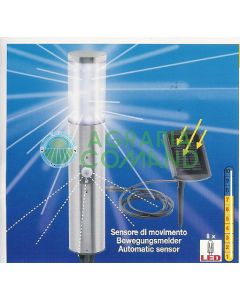 Lampada a energia solare VENEZIA PARC 8 super Led