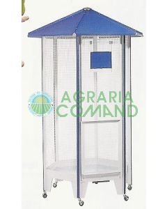 Voliera Tabec esagonale verniciata alt. cm.190 Voliera Tabec esagonale verniciata alt. cm.190