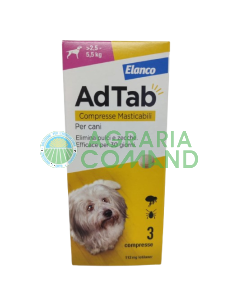 ADTAB cani 2.5-5.5 kg - Pastiglie masticabili