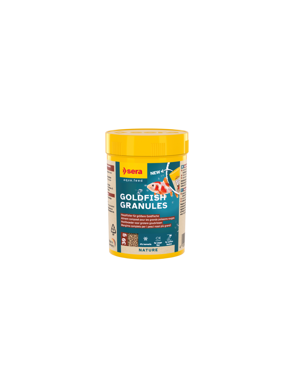 Confezione di mangime Sera Goldfish Granules da 30gr.