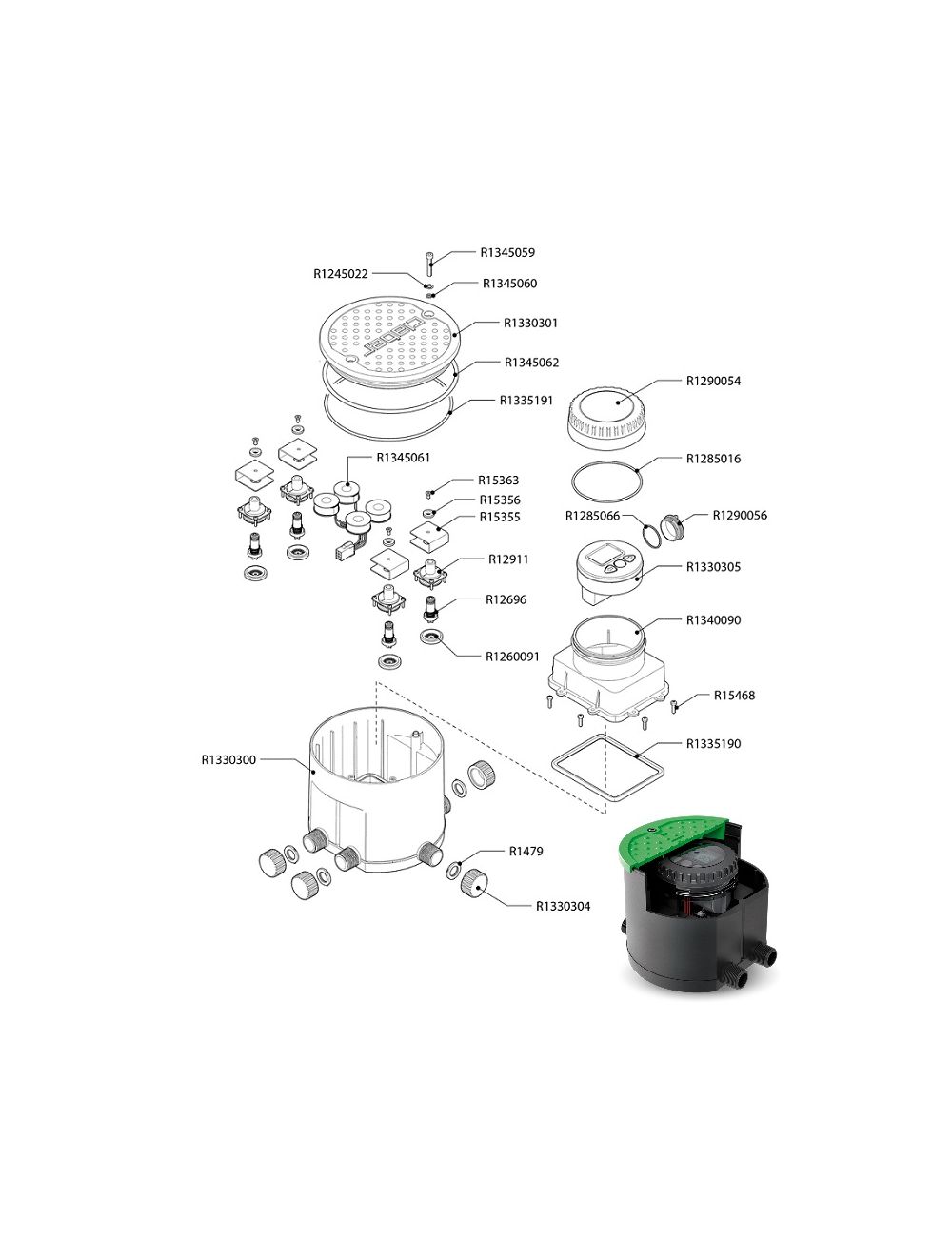 Esposo ricambi Hydro 4 claber