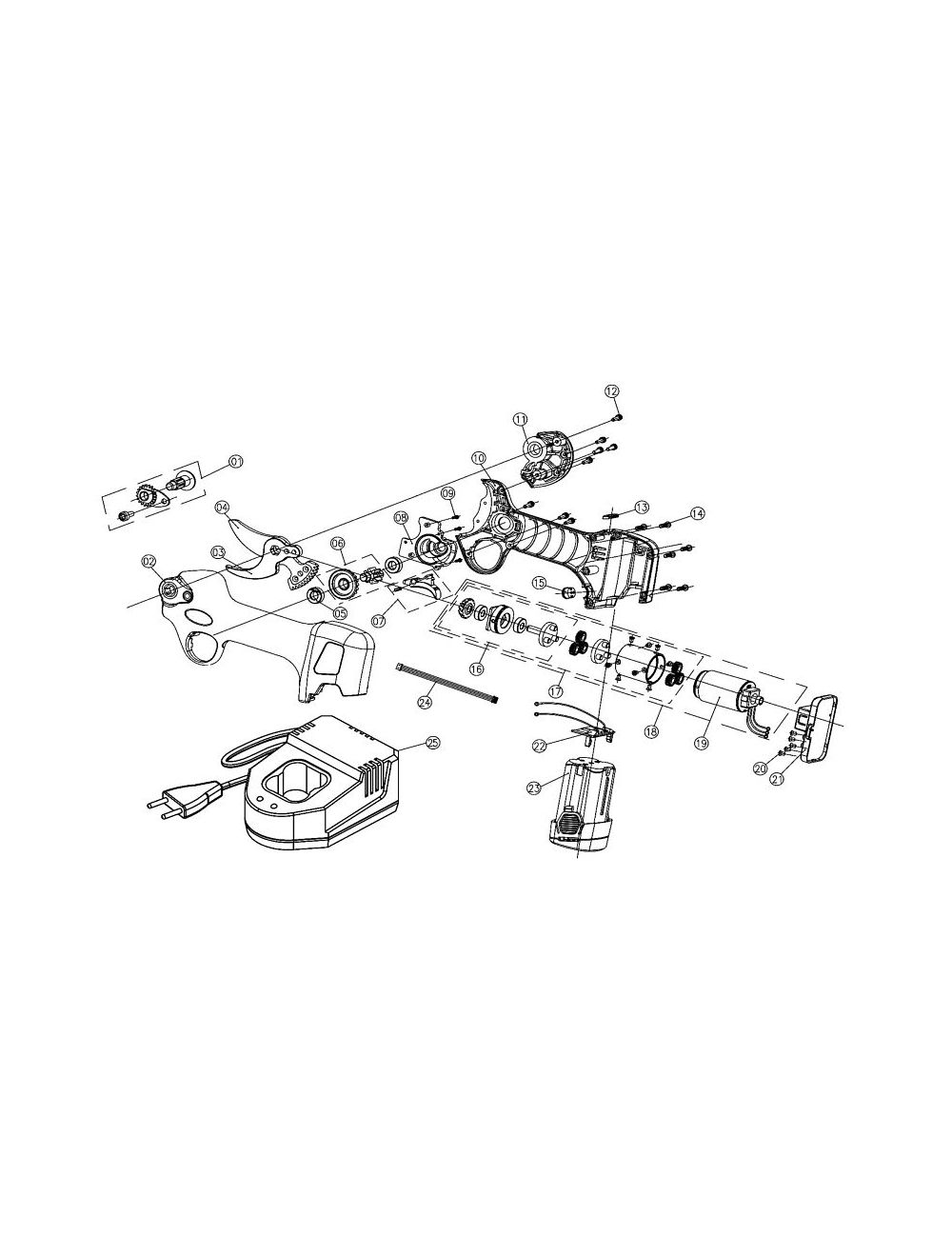 Esploso forbice kv 300