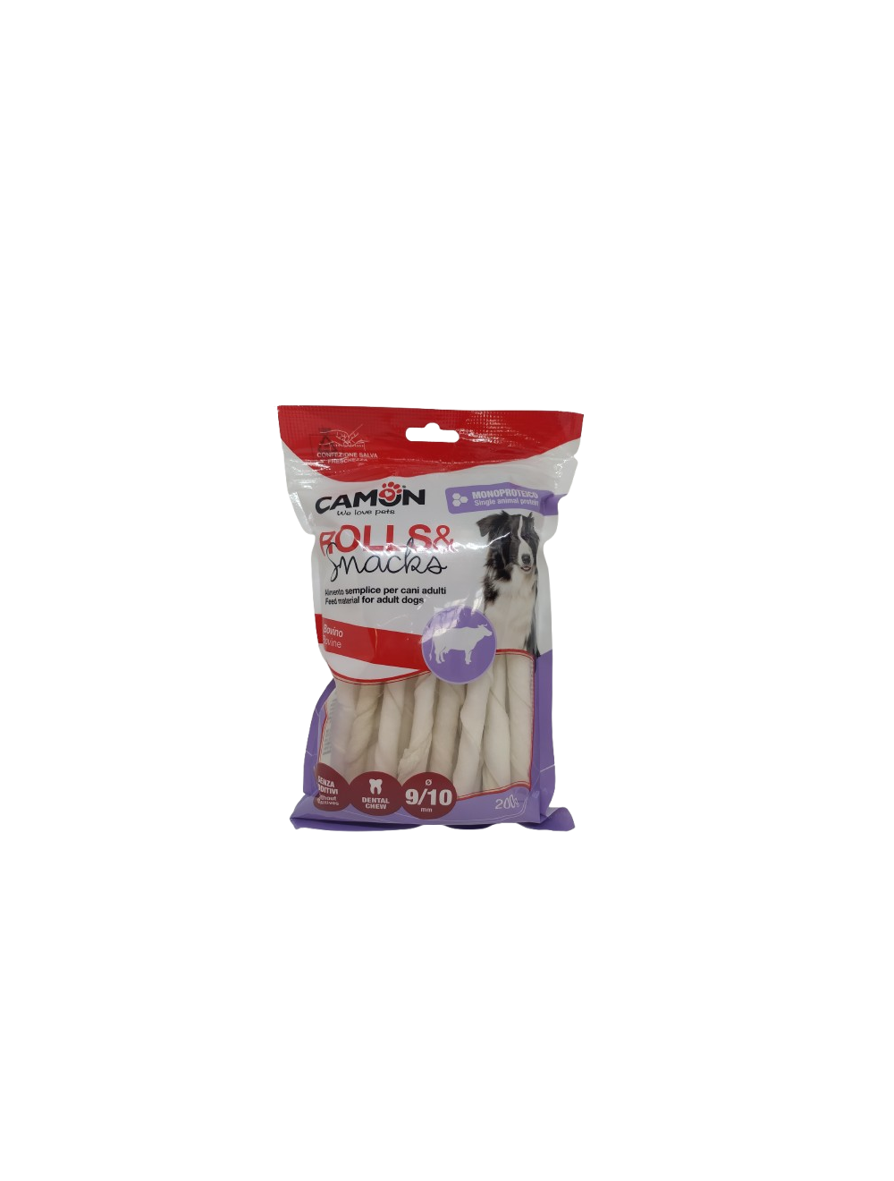 Confezione di snack per cani Camon Rolls & Snacks Bovino