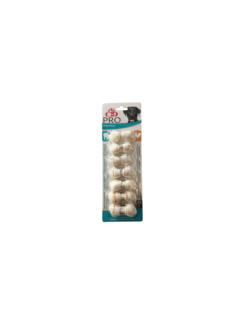 Confezione di snack per cani 8in1 Pro Dental Bone (Piccole) Confezione di snack per cani 8in1 Pro Dental Bone (Piccole)