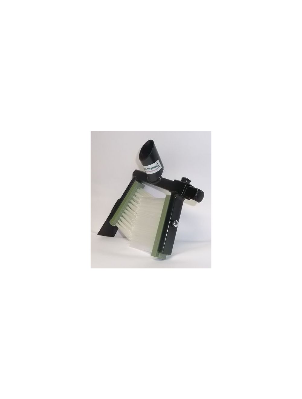 Spollonatore manuale vista spazzole laterale