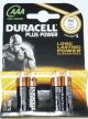 BATTERIE DURACELL  AAA 1,5   4PZ.