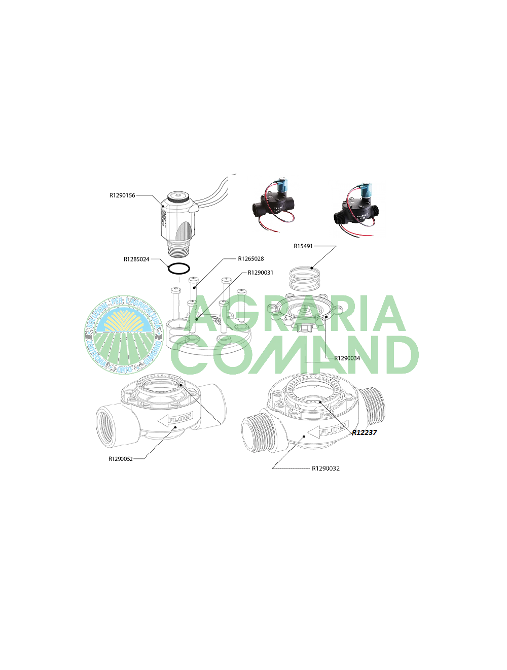 ricambi elettrovalvole 90812 90813