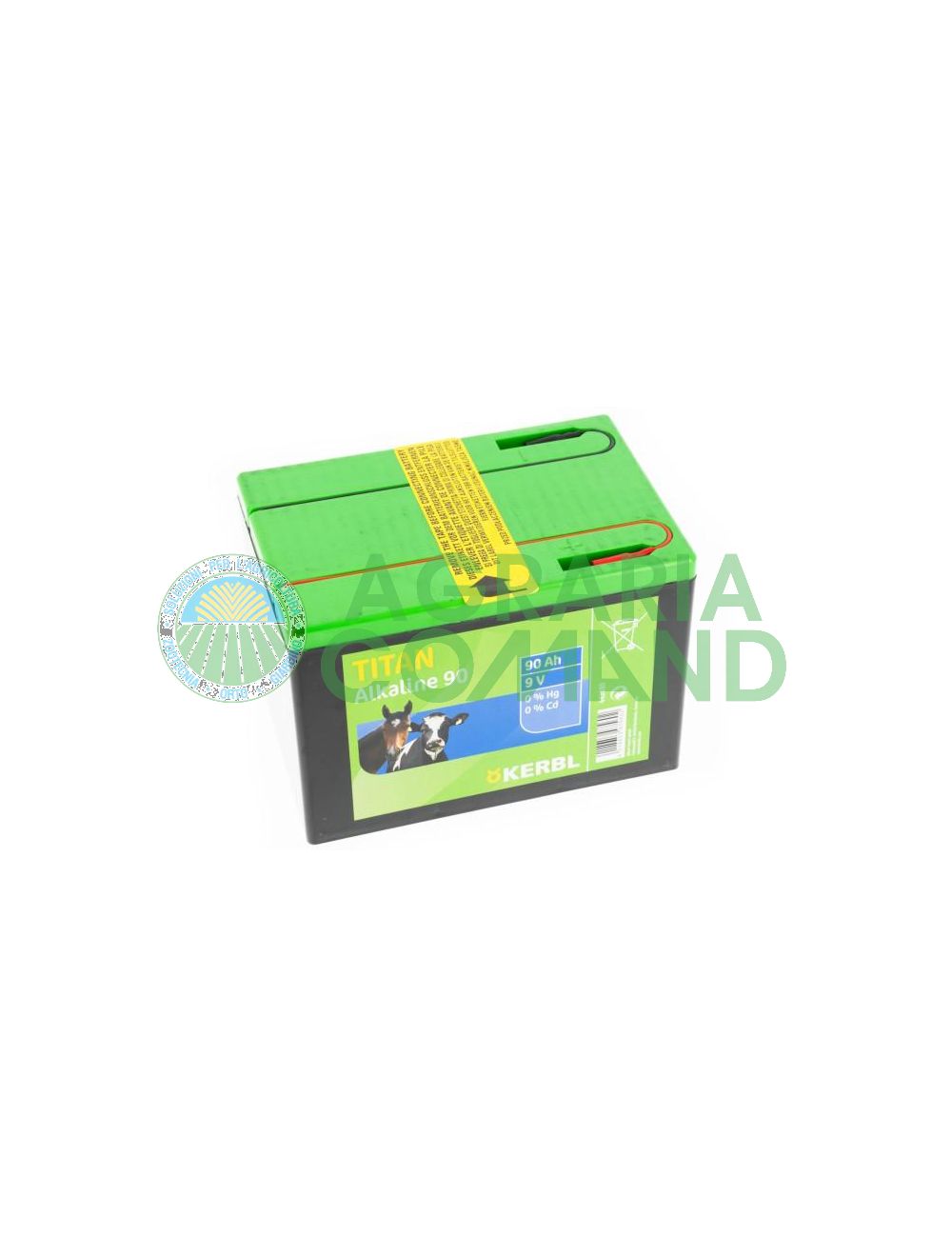 Batteria alkalina Titan 90 Ah 9 volt Kerbl