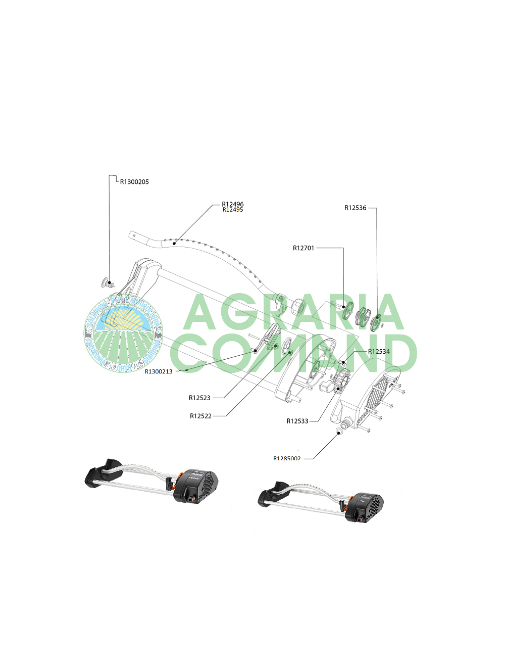 Ricambi per irrigatori oscillanti