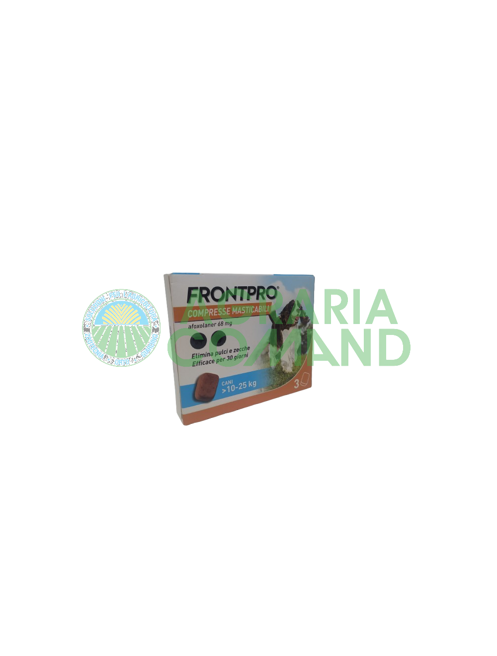 Confezione Frontpro compresse masticabili per cani 10-25 kg 