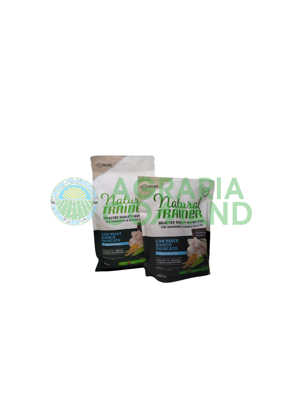 Confezione Natural Trainer pesce bianco diliscato