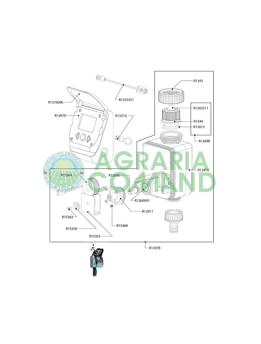 Ricambi Aquauno video 2 plus