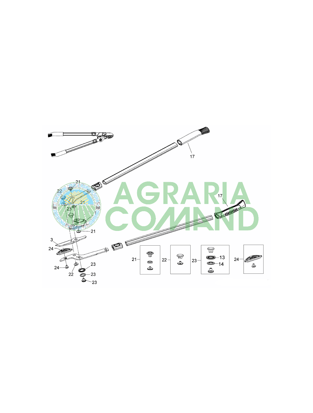 Esploso ricambi Power Cut RS Wolf Garten Esploso ricambi Power Cut RS Wolf Garten