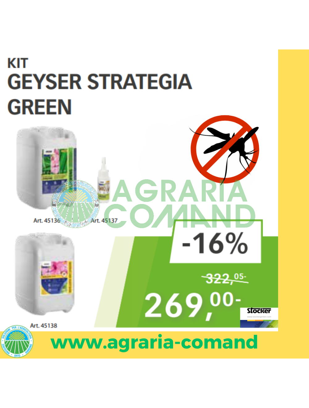 Kit Geyser strategia green stocker Kit Geyser strategia green stocker